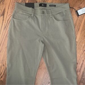 7 For All Mankind The Straight Army Green Men’s Pants Size 32 x 34